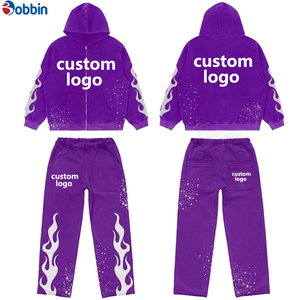 Pantalones acampanados de algodón 100% de calidad mayorista con estampado 3D personalizado para hombre, ideales para deporte, casual, joggers y chándales con capucha. - Product Image 6
