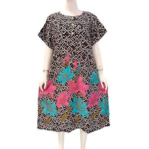 Vestido informal para mujer, vestido para mamá muy cómodo de usar a diario, hecho de material de rayón. - Product Image 5