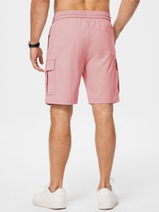 Durable <b>Stretch</b> Fabric for Gym Shorts, Fitness & Sports Activities Men’s Stylish Athletic Shorts - Product Image 2