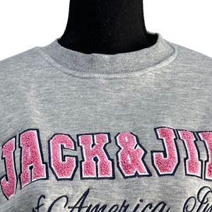 Sweat-shirt Jack and Jill en molleton doux à col rond, pull à manches longues, vêtements décontractés à la mode pour tous les jours - Product Image 2