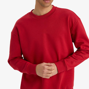 Sweat-shirt à capuche en coton uni personnalisé OEM pour hommes - Product Image 6