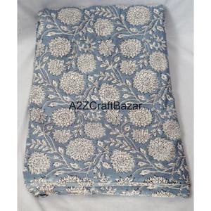 Tissu d'été en coton doux, léger et respirant, imprimé à la main avec motif floral, respectueux de l'environnement, pour la confection de vêtements faits main pour filles - Product Image 4