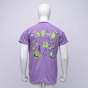 T-shirts streetwear de haute qualité, personnalisables avec logo, impression DTF premium recto-verso, manches courtes, vente en gros. - Product Image 5