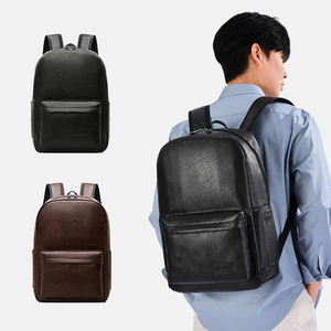 PU Leather Oxford Fashion Anti-Theft <b>Laptop</b> <b>Backpack</b> Zipper Large Capacity (20-39L) Unisex for Office School Use 15" Computer - Product Image 1