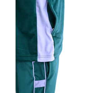 Nouvel ensemble de jogging 2 pièces en velours 2026 pour homme – Survêtement décontracté de haute qualité avec fermeture éclair intégrale, style sportif et streetwear - Product Image 4