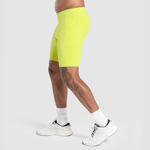Short de gymnastique léger et respirant gris avec poche – Idéal pour l'entraînement et la course à pied - Product Image 3