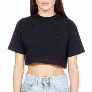Camiseta Urbana de Mujer, Corte Holgado, Estilo Vintage, Transpirable, Ecológica, con Logotipo de Pluma, Primavera/Verano, Personalizable con Serigrafía - Product Image 2