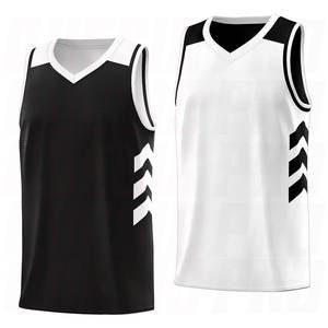 Réduction promotionnelle : 2 maillots de basket-ball en vente, personnalisés, durables, réversibles, en stock, vêtements de basket-ball pour hommes, uniforme sportif - Product Image 1