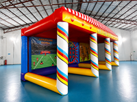 Jouet gonflable multifonctionnel en PVC pour enfants avec ballon gonflé pour une utilisation en intérieur/extérieur