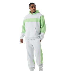 Conjunto Deportivo Personalizado de Invierno para Hombre, Conjuntos Deportivos de Marca Privada, Conjuntos Deportivos de Forro Polar para Hombre con Sudadera con Capucha, OEM - Product Image 1