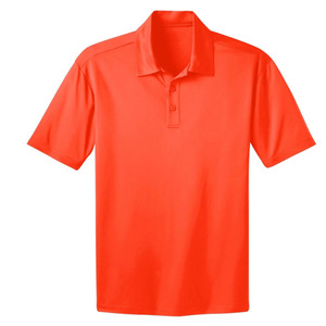 Polo para Hombre, Tejido de Punto Transpirable, Manga Corta, Botones, Corte Regular, Estampado Frontal por Transferencia Térmica, Poliéster/Algodón - Product Image 1