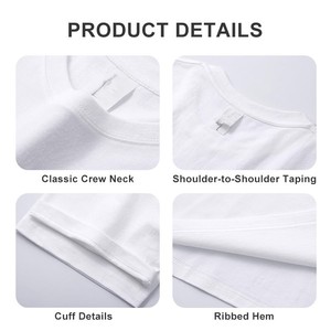 T-shirt décontracté pour homme en jersey 100% coton, poids lourd, coupe ample, imprimé DTG, avec des caractéristiques de séchage rapide et respirant pour l'été - Product Image 5