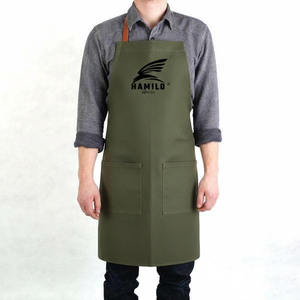 Delantal de Carpintero Ajustable de Algodón Resistente con Correa Cruzada y Bolsa para Herramientas, Uniforme de Trabajo con Color Personalizado para Personal de Restaurantes y Bares - Product Image 1