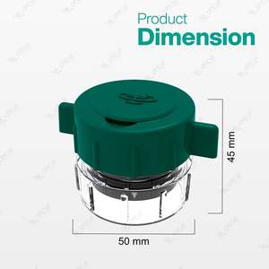 OTICA Broyeur de pilules de qualité alimentaire en poudre avec boîte de rangement Fabriqué en Inde - Product Image 2