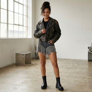 Short en jean délavé avec strass personnalisés, style vintage tendance, pour unisexe, streetwear et tenue décontractée - Product Image 6