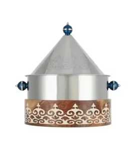 Olla térmica premium de acero inoxidable con diseño acanalado horizontal y tapa hermética para catering - Product Image 6