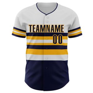 Maillot de baseball personnalisé pour équipes, unisexe, manches courtes, boutons sur le devant, nom de l'équipe imprimé 00, en polyester anti-humidité, coupe athlétique - Product Image 1