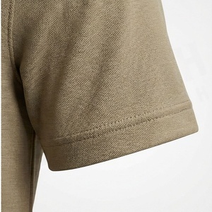 Polo à manches courtes pour homme, couleur unie, coton piqué, tricoté, respirant, style décontracté, coupe classique - Product Image 6