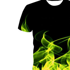 Camiseta de algodón 100% de punto transpirable de manga corta con estampado láser para hombre, ajuste holgado, colores personalizados, logotipo, ideal para la playa - Product Image 6