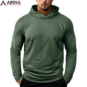 Sudaderas con capucha para gimnasio y fitness para hombre, de ajuste cómodo con tela elástica flexible para un estilo de vida activo. - Product Image 1