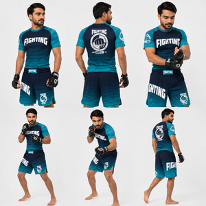 Ensemble de maillot et short d'entraînement pour hommes MMA, vêtements de sport athlétiques, vêtements de combat, vêtements d'entraînement d'équipe - Product Image 6