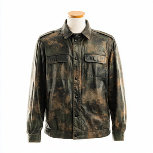 Veste en cuir de style Genz de haute qualité, très élégante et cool - Product Image 4