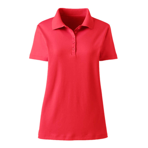 เสื้อโปโลชาย 100% ผ้าฝ้าย ทรงหลวมสไตล์สตรีทแวร์ ลายเรียบ - Product Image 1
