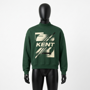 Sudadera de cuello alto oversize de invierno, estilo urbano, superventas, para hombre y mujer, con logo personalizado, OEM, venta al por mayor, 100% algodón. - Product Image 2