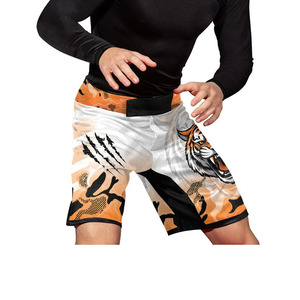 MMA Training Shorts for Martial Arts <b>Grappling</b> Gym Fitness Athletic Wear with Custom Sublimation Design - Product Image 3