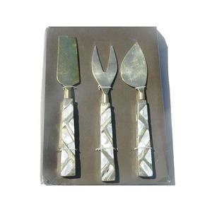 Service à fromage de luxe en acier inoxydable plaqué or au design moderne, service à fromage de haute qualité au look royal pour la maison de mariage - Product Image 3