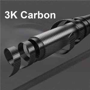 XATP OEM&ODM Système de traction unique, bâton de randonnée pliable en 4 sections, en carbone 3K, pour la randonnée et le trekking - Product Image 5