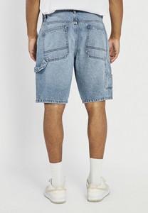 Shorts de Mezclilla Rectos Personalizados para Hombre, Transpirables, 100% Algodón, Casuales, Estilo Y2K, con Bordado de Cristal, Cinturón, Jeans Cortos - Product Image 6