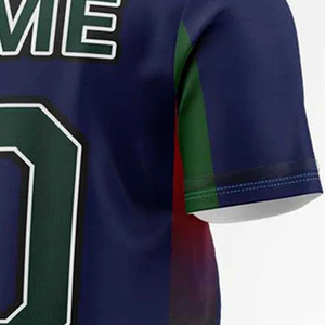 Maillots de baseball imprimés par sublimation, maillots de softball personnalisés, t-shirts de baseball universitaires, service OEM, design personnalisé - Product Image 5