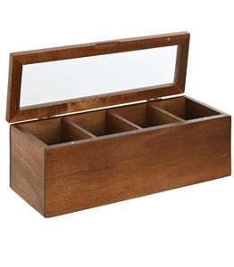 Luxury Custom <b>Wood</b> Seasoning <b>Box</b> Hot Sale Seasoning <b>Box</b> <b>Wood</b> Salt <b>Box</b> Customized Size and Kitchen Use - Product Image 2