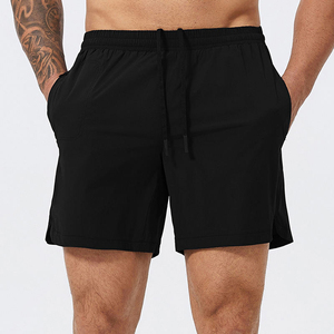 Logo personnalisé, 5 pouces, 100% polyester, imperméable, écologique, séchage rapide, tissu Oxford, uni, cristal, décontracté, luxe, mode, vêtements de sport pour hommes - Product Image 2