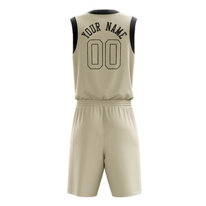Tenue de basketball prête pour le tournoi, en tissu interlock respirant, maillot et short de club personnalisés, vente en gros à l'exportation - Product Image 4