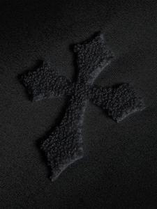Unisex <b>Black</b> Embossed Custom Printed Breathable Winter Front Pullover Hoodie Cotton <b>Fleece</b> Casual Streetwear - Product Image 4