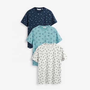 T-shirts noirs pour hommes en coton 100% de style urbain, col rond, manches courtes, avec logo imprimé numériquement sur le devant, personnalisables, haute qualité, vente en gros - Product Image 1