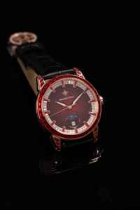 นาฬิกาข้อมือผู้ชาย Alexander Ferros รุ่น 9081R-03 ระบบอัตโนมัติ กันน้ำ ขนาด 40 มม. สายหนัง หน้าปัดกลม ตัวล็อคสแตนเลส กระจกแซฟไฟร์ - Product Image 2