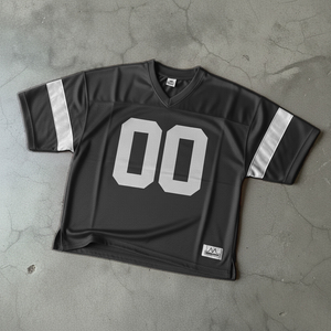 Camiseta de fútbol americano de malla personalizada 2026 de estilo urbano americano de gran tamaño para hombre, camiseta de práctica de malla, camisetas de fútbol americano de malla - Product Image 2