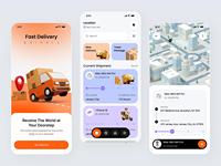 Application mobile avancée de suivi des livraisons avec surveillance GPS en direct, automatisation de la gestion des envois et planification de routes en temps réel pour Mac Stock