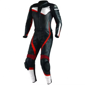 ชุดแข่งรถมอเตอร์ไซค์หนังแท้สำหรับผู้ชาย OEM กันน้ำ กันลม ระบายอากาศ แห้งเร็ว ปรับแต่งขนาดและสีได้ คุณภาพสูง - Product Image 1