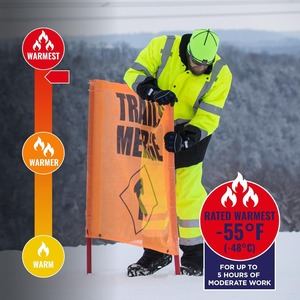 Chaqueta de Seguridad Invernal Personalizada, Impermeable, Ropa de Seguridad para la Construcción, Fabricante Premium, Producción en Masa - Product Image 3