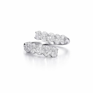 Anillo de Compromiso Ajustable de Oro Sólido de 10K, 14K y 18K con Certificado IGI, Anillo de Diamantes Cultivados en Laboratorio con Diseño Ovalado - Product Image 3