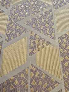 Turkish Ultra Soft Sheen Polyester Jacquard Fabric Girls Colour 7 Fancy <b>Metallic</b> Brocade with Specialty <b>Yarn</b> PK-1661 for Abaya - Product Image 2