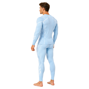 Custom Sports <b>Compression</b> Suit <b>Men</b> Quick Dry Long Sleeve Top <b>Tights</b> Set Stretch Athletic Base Layer <b>for</b> Gym Running Workout <b>Men</b> - Product Image 2