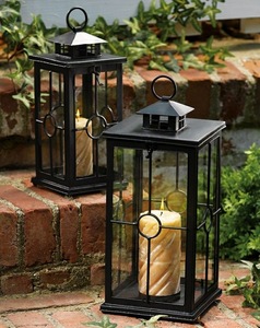 Customised Decorative Outdoor Indoor Metal Candle <b>Lanterns</b> Farmhouse Floor & Hanging Metal & <b>Glass</b> Candle <b>Lanterns</b> - Product Image 4