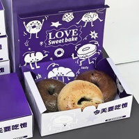 Boîte à dessert personnalisée en carton blanc pour petits gâteaux et pâtisseries, acceptant la personnalisation de la conception et de la taille