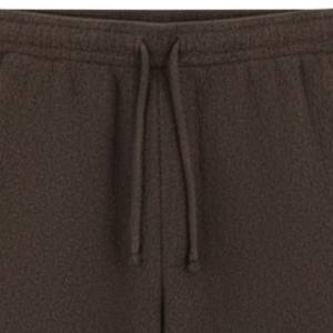 Pantalon de jogging en maille marron décontracté, taille élastique, vêtement de détente, pantalon en maille douce, coupe décontractée pour hommes et femmes - Product Image 3