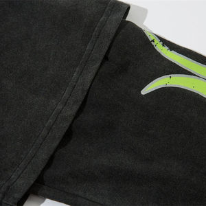 T-shirt à manches longues double couche pour homme, personnalisé, en coton lourd, avec impression numérique, nouveau style, coupe oversize - Product Image 6